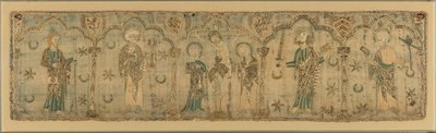 Ukřižování lemované Saints, Britové, ca. 1270 pravděpodobně před rokem 1272. od Unbekannt