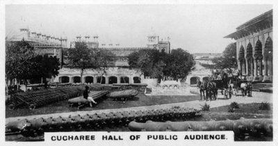 Cucharee Hall of Public Audience, Agra, Indie, c1925 od Unbekannt