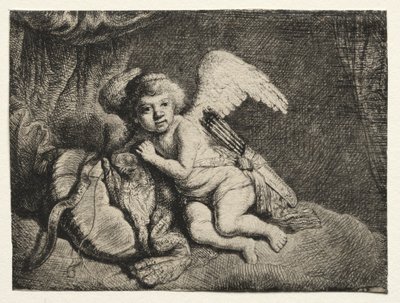 Cupid Resting, 1600s. od Unbekannt