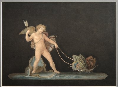Amor s motýly od Unbekannt