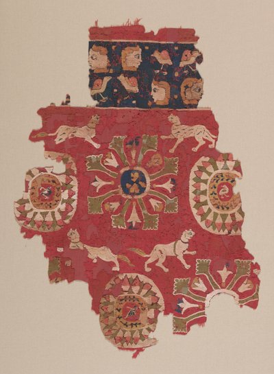 Fragment opony s pantery, 500. léta. od Unbekannt