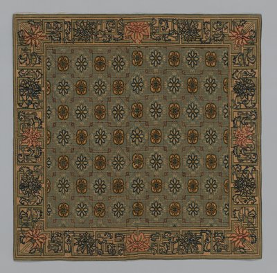 Povlak na polštář, Čína, dynastie Čching 1644-1911, c. 1900. od Unbekannt