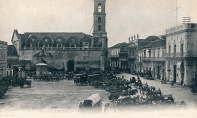 Custom House and Square, Havana, Kuba, c1900 od Unbekannt