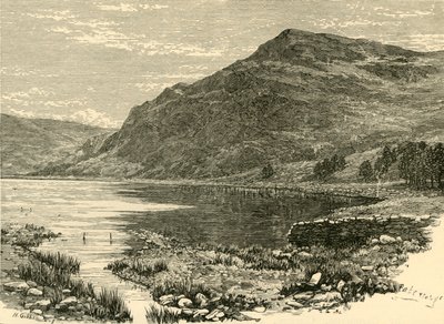 Cwm Buchan Lake a Craig-Y-Saith, 1898. od Unbekannt