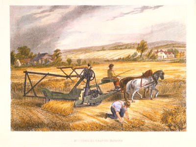 Žací stroj Cyrus McCormicks z roku 1831 patentovaný 1834, c1851. od Unbekannt
