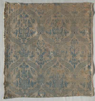 Damaškový fragment, 1500s. od Unbekannt