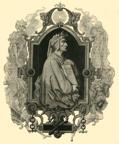 Dante Alighieri, c1265-1321, 1890. od Unbekannt