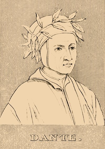 Dante, c1265-1321, 1830. od Unbekannt