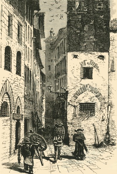 Dantesův dům, Florencie, 1890. od Unbekannt