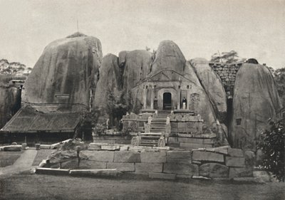 Isurumuniya - Rock - Vihara postavená králem Devanampiya Tissa ve 3. století před naším letopočtem, 1926 od Unbekannt