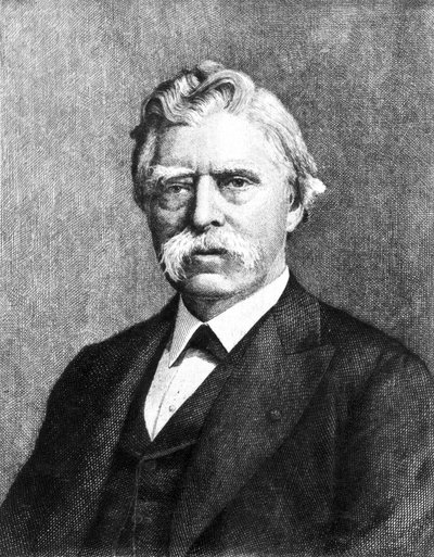 David Edward Hughes, anglický elektrikář a vynálezce, c 1880s od Unbekannt