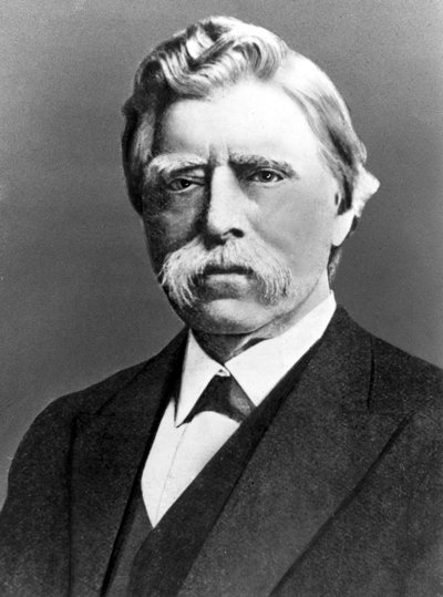 David Edward Hughes, anglický elektrikář a vynálezce, c 1880s od Unbekannt