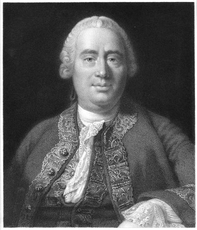 David Hume , skotský filozof, historik a ekonom, 1837 od Unbekannt