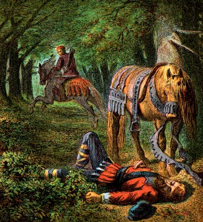 Smrt Williama Druhého, 1100, c1850 od Unbekannt