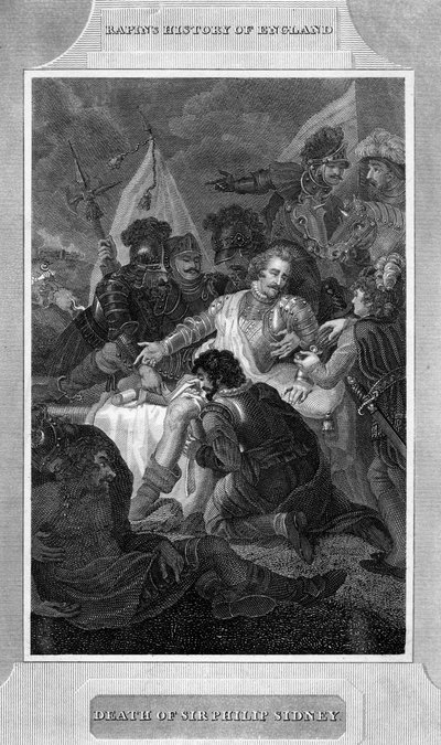 Smrt sira Philipa Sydney, 1586 c1815 od Unbekannt