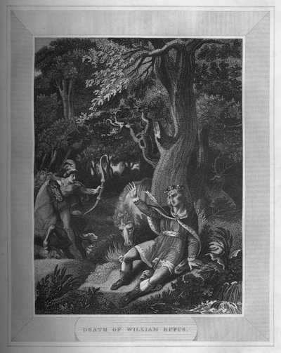 Smrt Williama Rufuse, 1838 od Unbekannt