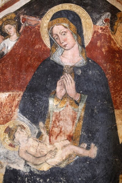Čerstvě zchátralé v kostele Santa Maria dell