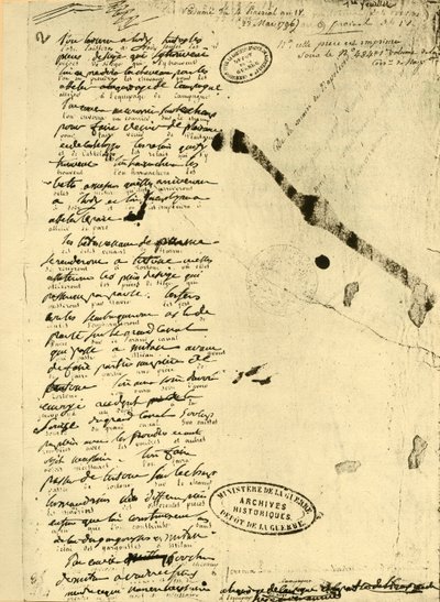 Dekret Napoleona Bonaparta, 23. května 1796, 1921. od Unbekannt
