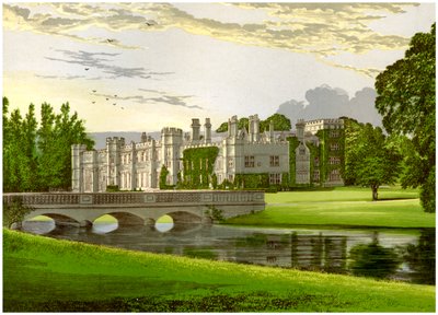 Deene Park, Northamptonshire, domov hraběnky z Cardigan, c1880 od Unbekannt