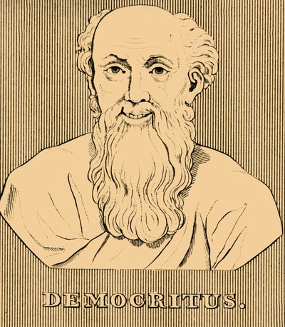 Democritus, c460-370 př.nl, 1830. od Unbekannt