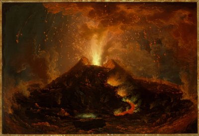Erupce Vesuvu od Unbekannt