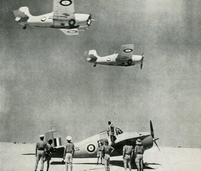Desert Squadron - letadla Fleet Air Arm během druhé světové války, c1943. od Unbekannt
