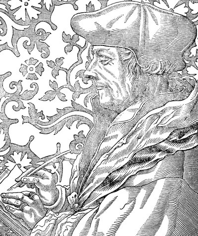 Desiderius Erasmus, holandský humanista a učenec 15.–16. století, 19. stol. od Unbekannt