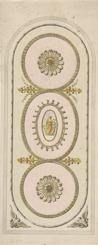 Design for a Panel, 1748-92. od Unbekannt