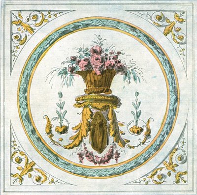 Design pro výzdobu interiéru, Francie, 1928. od Unbekannt