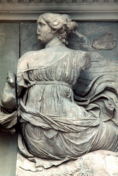 Detail z Velkého vlysu Pergamonského oltáře, 180-159 př.nl od Unbekannt