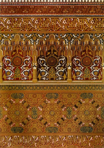 Podrobnosti o horní části Lindarajas Balcony, 1907. od Unbekannt