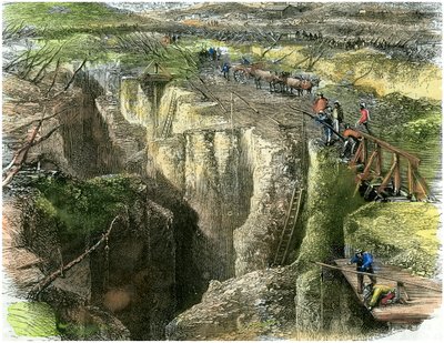 Diamantové pole, c1880 od Unbekannt