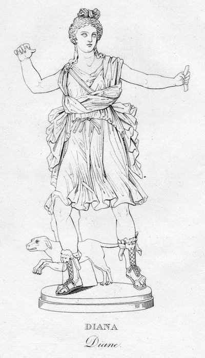 Diana Diane, c1850 od Unbekannt