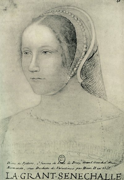 Diane de Poitiers, 1525, 1907. od Unbekannt