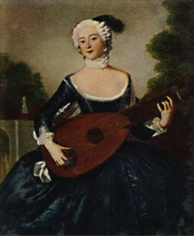 Oblíbená sestra Friedr. D. Gr. 1709-1758. - Obraz Pesne, 1934. od Unbekannt