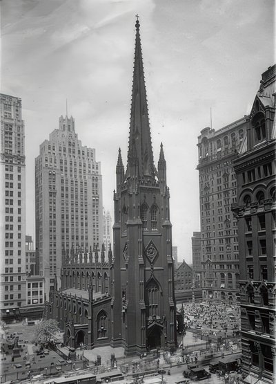 Kostel Nejsvětější Trojice v New Yorku. Ehm 1935 od Unbekannt