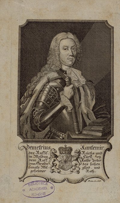 Dimitrie Cantemir 1673-1723, 1771 od Unbekannt