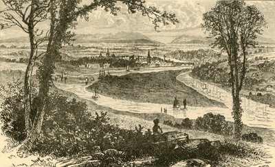 Vzdálený pohled na Perth, 1898. od Unbekannt
