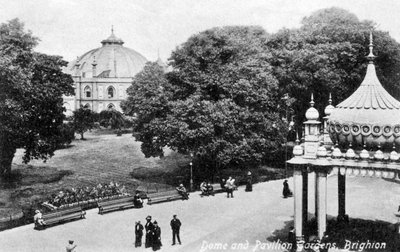 Dome and Pavilion Gardens, Brighton, počátek 20. století od Unbekannt