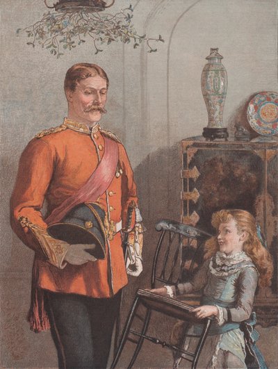 Nehýbej se, z Grafického vánočního čísla, 1. prosince 1884. od Unbekannt