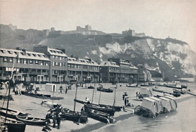 Dover - The Parade, Showing Dover Castle, 1895 od Unbekannt