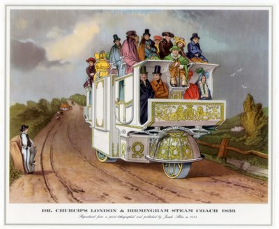 Dr Churchs London and Birmingham Steam Coach, 1833 od Unbekannt