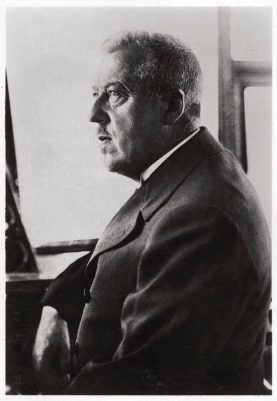 Dr Hugo Eckener, manažer konstrukce vzducholodí Zeppelin, c1917-1933 1933 od Unbekannt