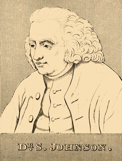 Dr. S. Johnson, 1709-1784, 1830. od Unbekannt