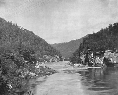 Dragon Gorge, New River, Západní Virginie, USA, c1900. od Unbekannt