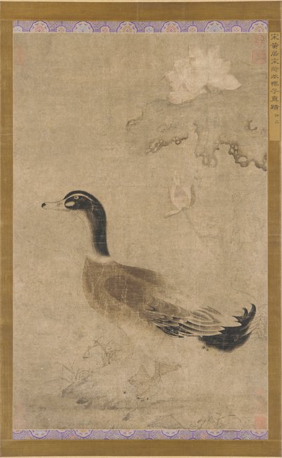 Drake a lotosové květy, dynastie Yuan, 1279-1368. od Unbekannt