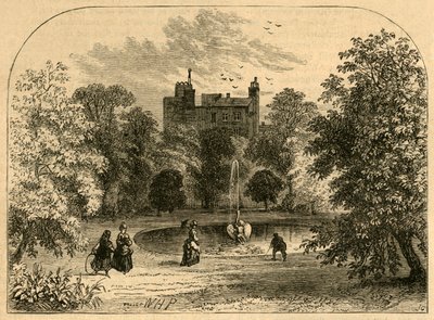 Drapers Hall Garden 1860, 1897. od Unbekannt