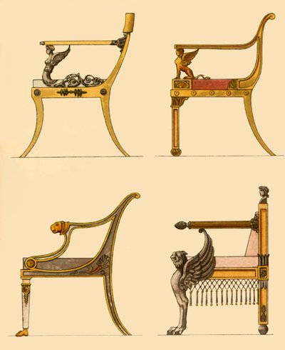 Židle do salonu, 1808, 1946. od Unbekannt