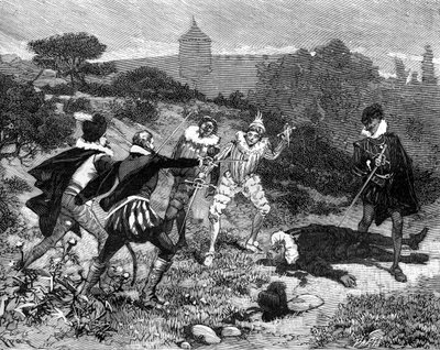Duel of the Mignons, 27. dubna 1578 1882-1884 od Unbekannt