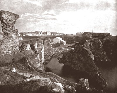 Hrad Dunbar, East Lothian, Skotsko, 1894. od Unbekannt
